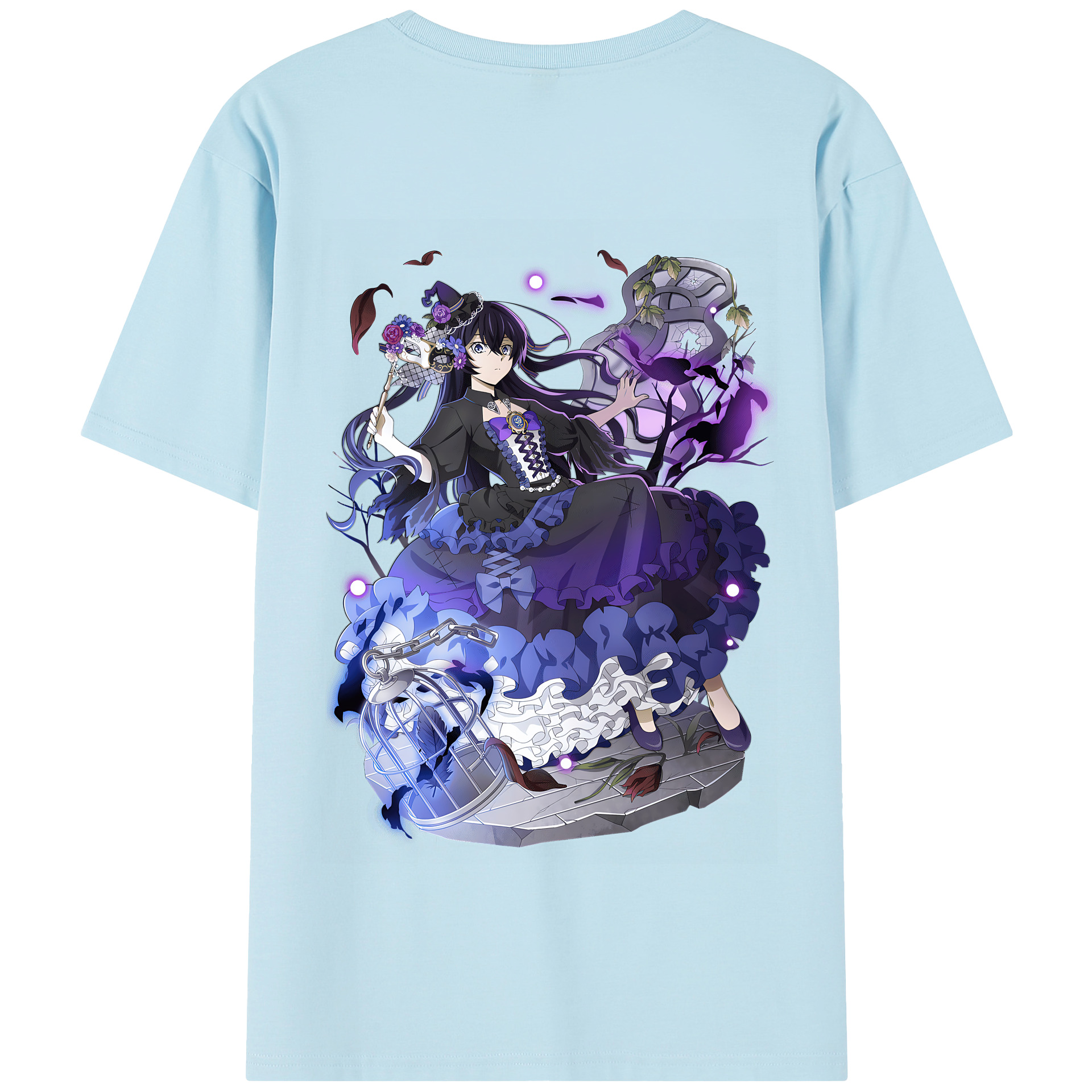 （画像用） 文豪ストレイドッグス Bungo Stray Dogs 綿100％半袖Tシャツ（背面プリント）